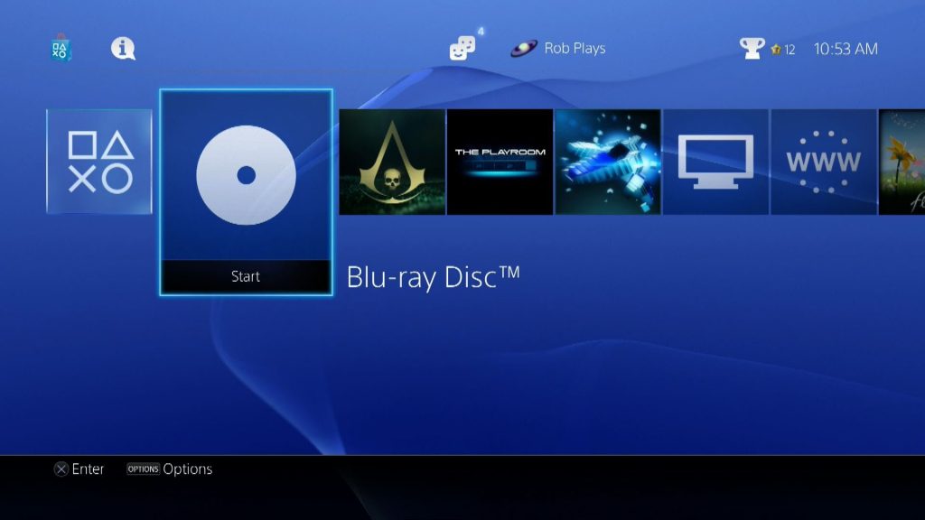 ps4 blue ray